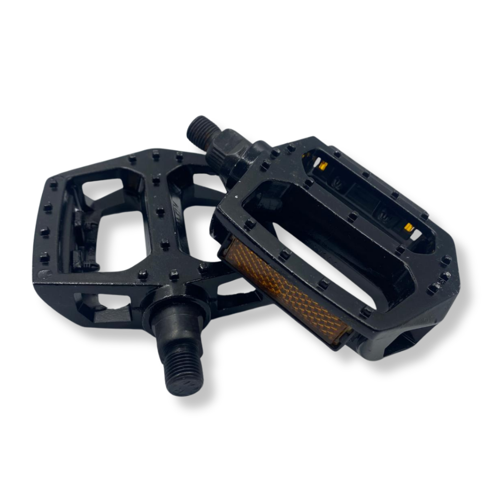 Zoid İnce Diş Alüminyum Pedal-Pedals 1/2'' Siyah